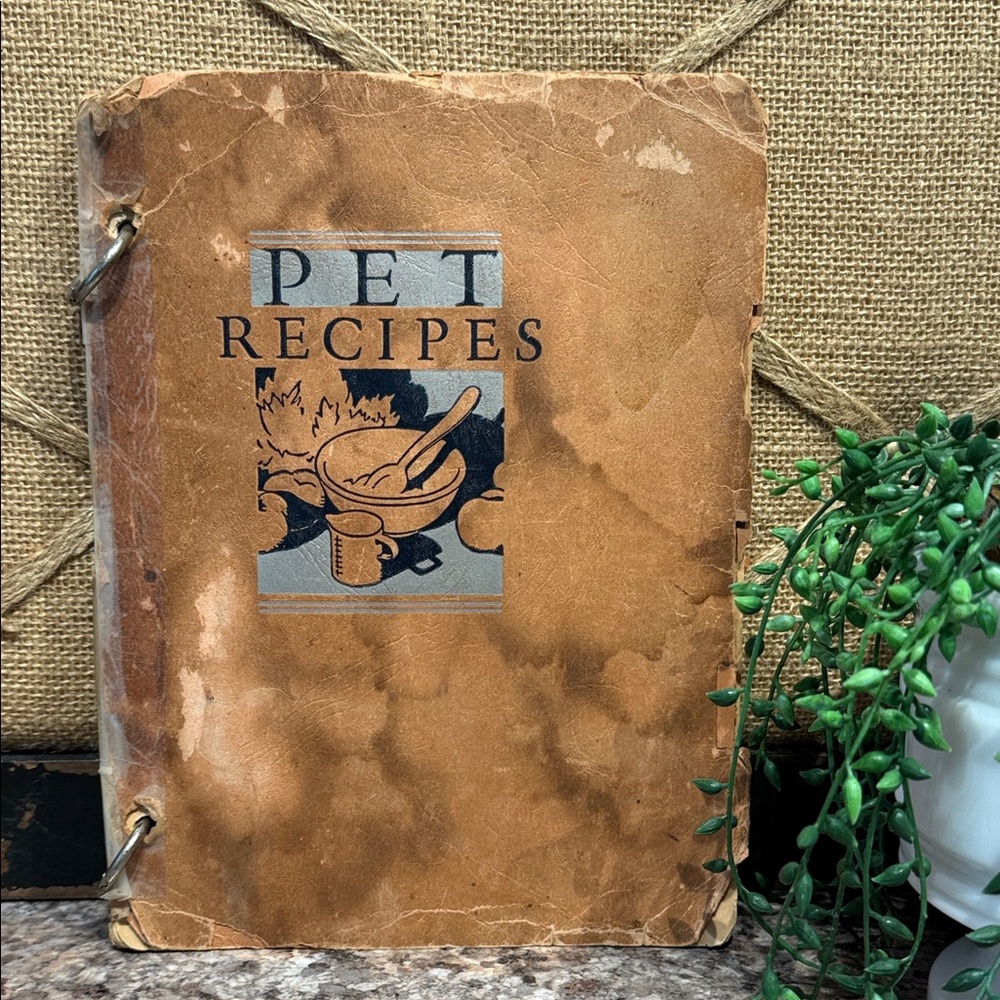 Vintage Pet Recipes Book